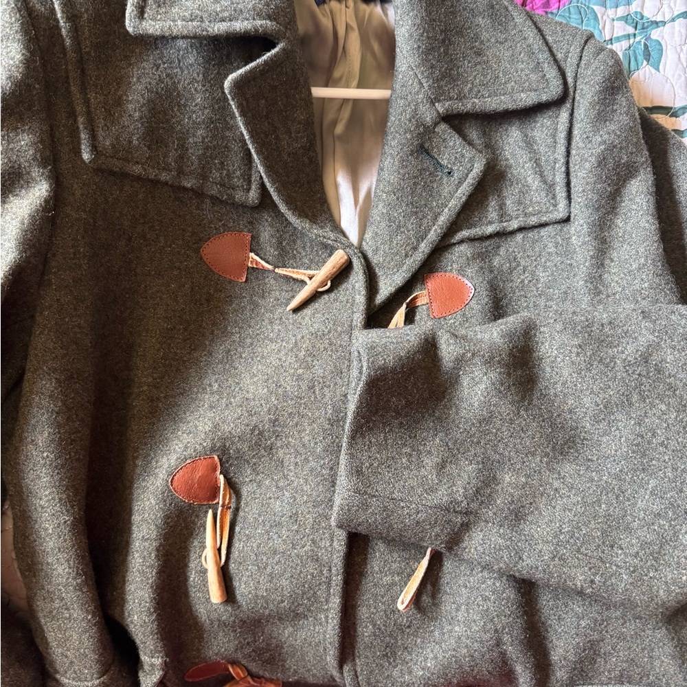 Pendleton Green Classic Wool Pea Coat - image 8